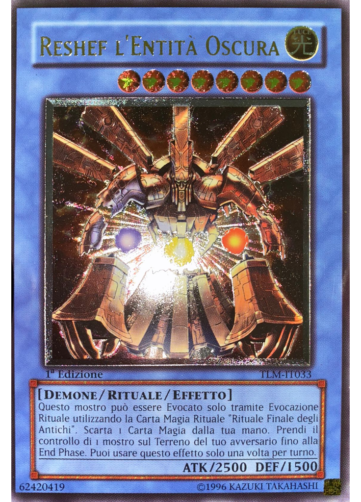 Reshef l'Entità Oscura (Ultimate Rare 1st Edition)