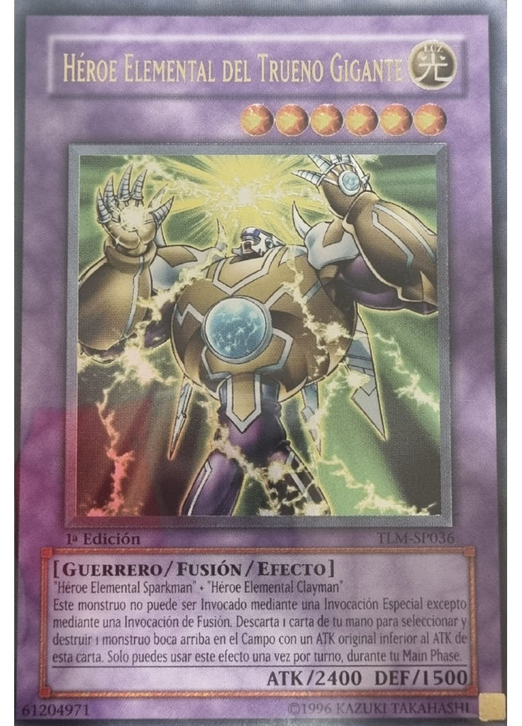 HÉROE Elemental del Trueno Gigante (Ultimate Rare 1st Edition)