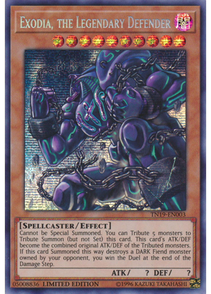 Exodia, the Legendary Defender