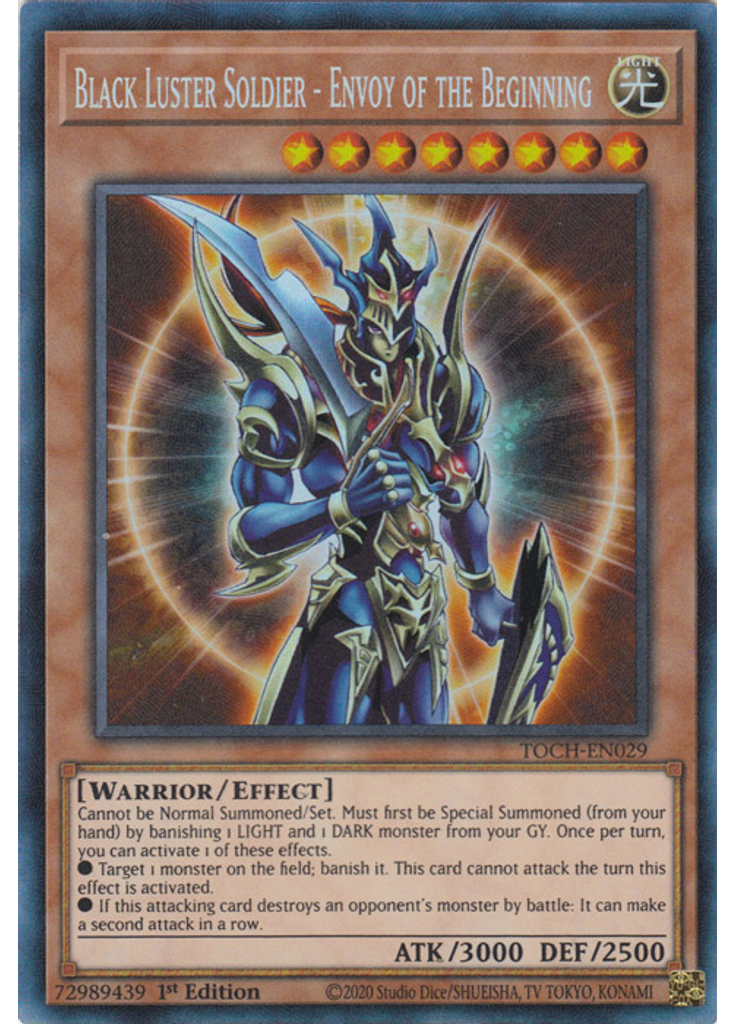 Black Luster Soldier - Envoy of the Beginning (Collectors Rare 1st Edition)