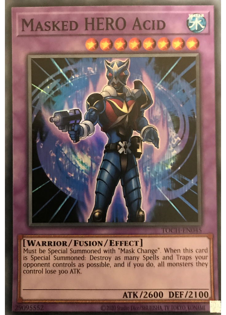 Masked HERO Acid (Super Rare Unlimited)