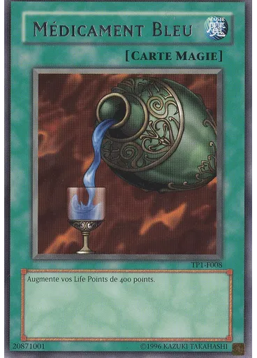 Médicament Bleu