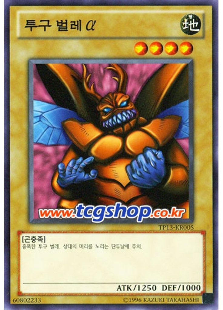 투구 벌레 α