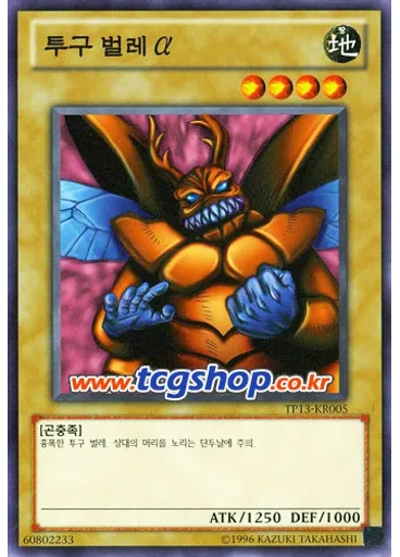 투구 벌레 α
