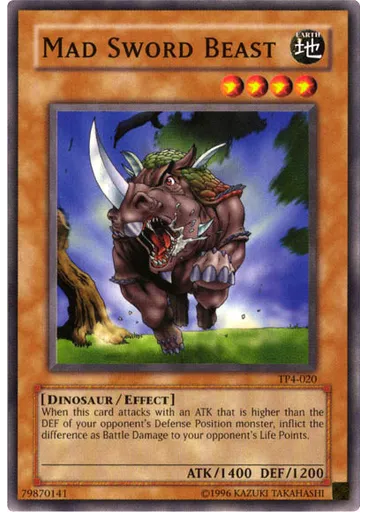 Mad Sword Beast — Tournament Pack 4