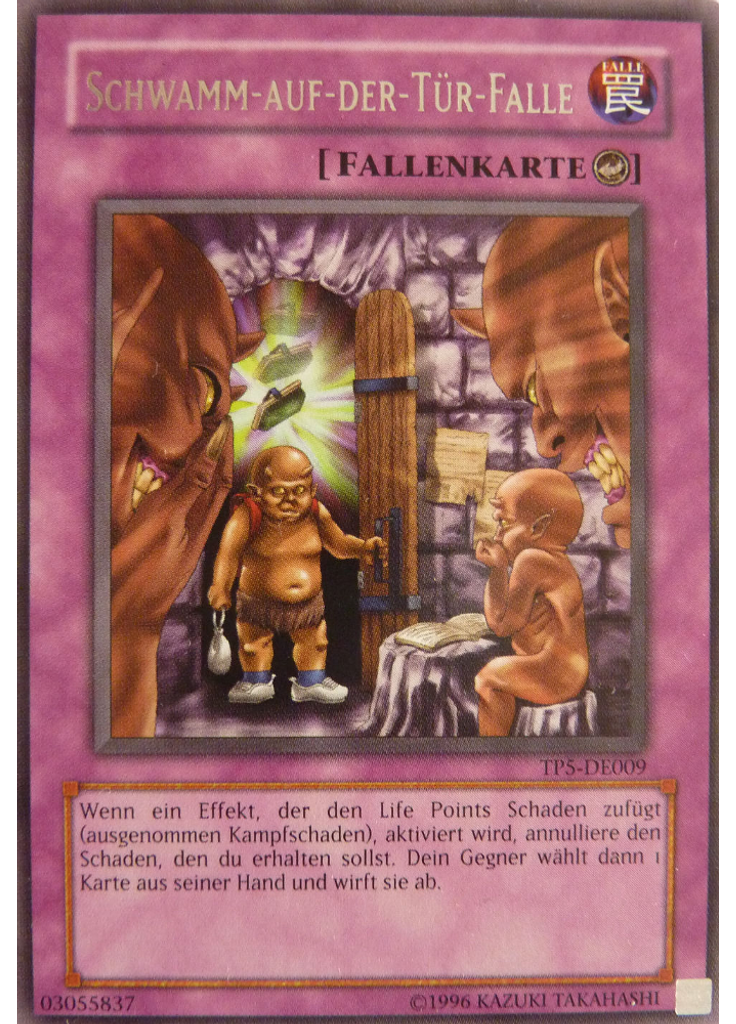 Schwamm-auf-der-Tür-Falle