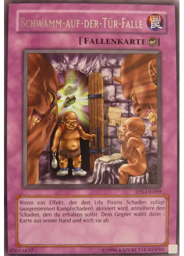 Schwamm-auf-der-Tür-Falle