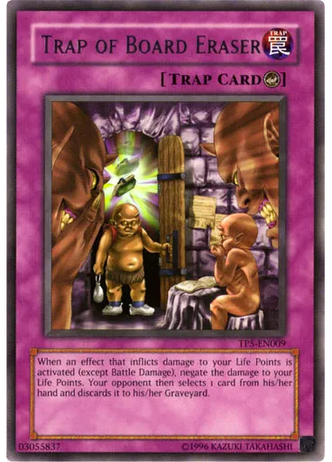 Trap of Board Eraser