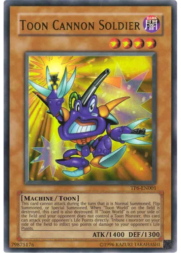 Toon Cannon Soldier — Tournament Pack 6