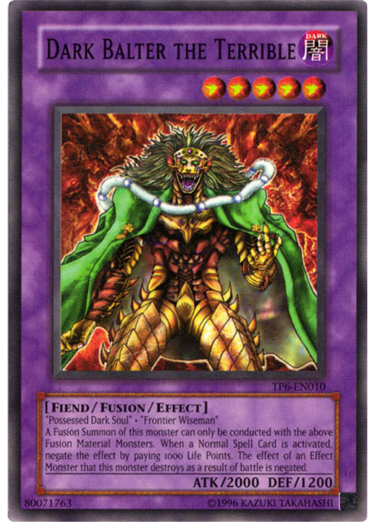 Dark Balter the Terrible
