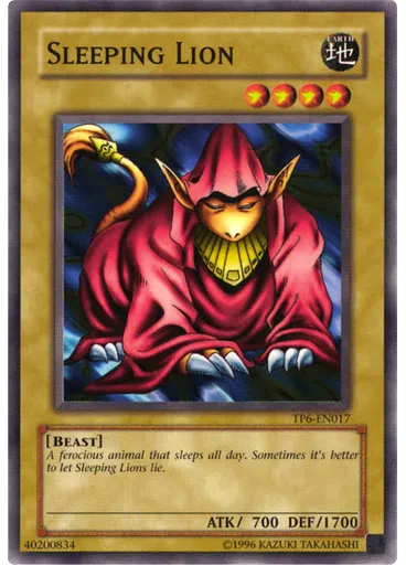 Sleeping Lion — Tournament Pack 6