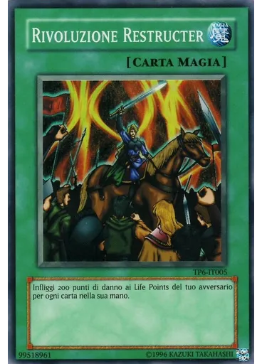 Rivoluzione Restructer — Busta da Torneo 6
