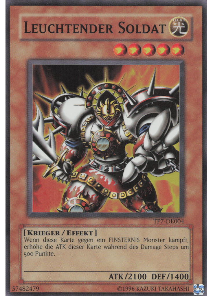 Leuchtender Soldat
