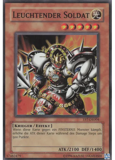 Leuchtender Soldat