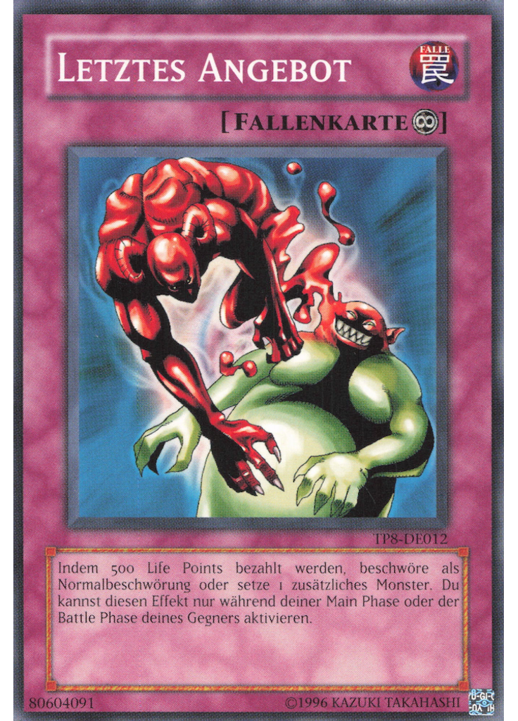Letztes Angebot