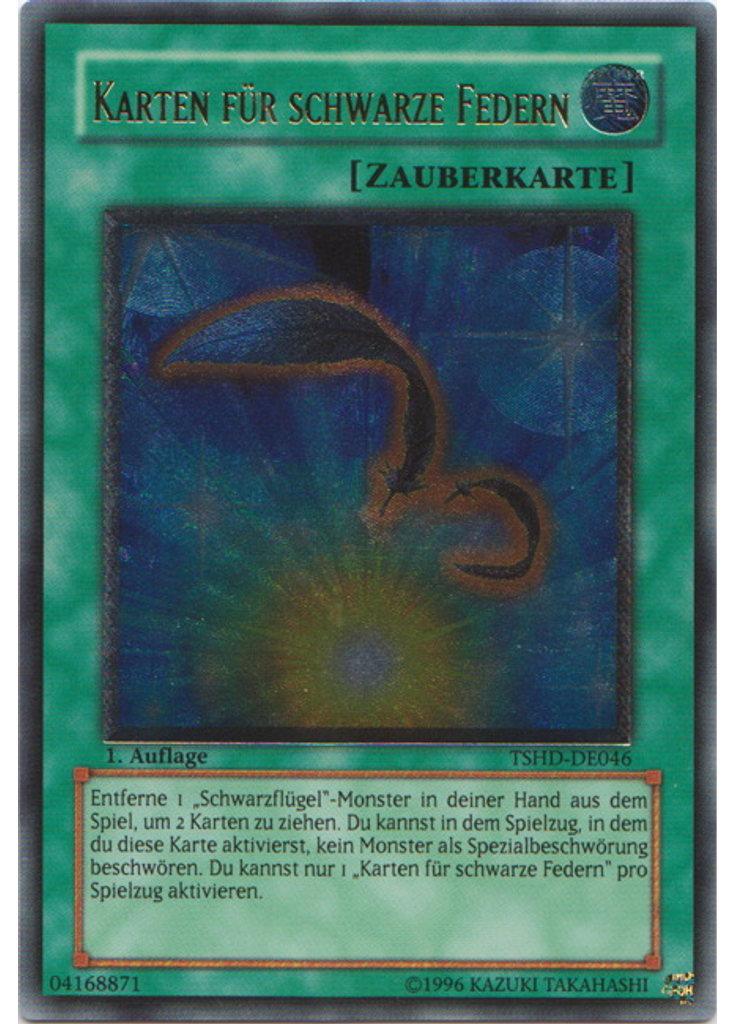 Karten für schwarze Federn (Ultimate Rare 1st Edition)