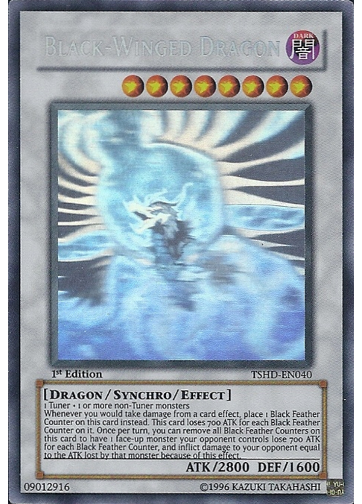 Black-Winged Dragon (Ghost Rare 1st Edition)