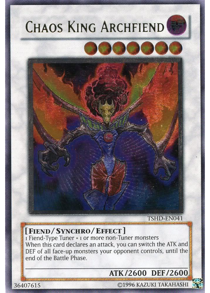 Chaos King Archfiend (Ultimate Rare Unlimited)