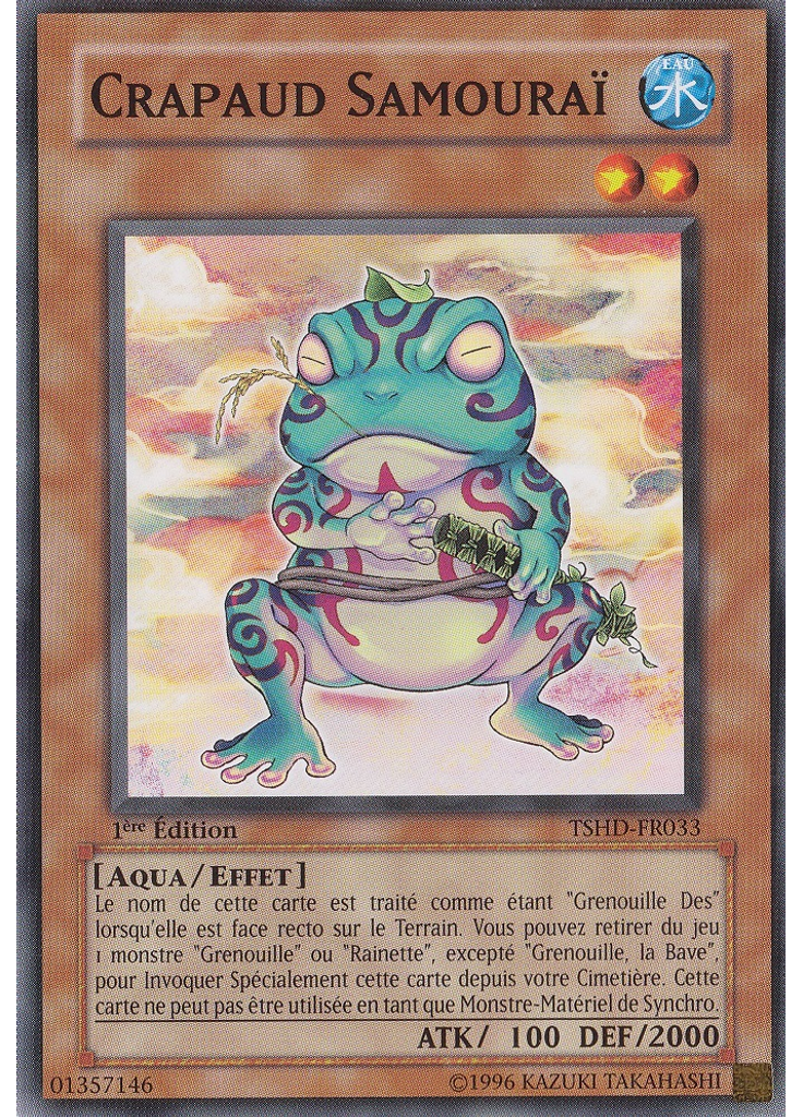 Crapaud Samouraï