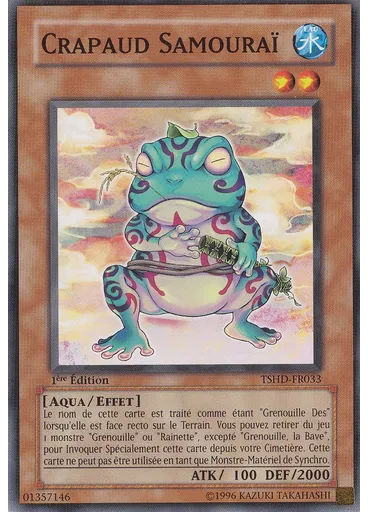 Crapaud Samouraï
