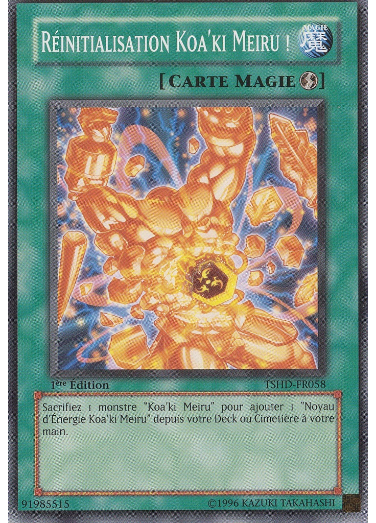 Réinitialisation Koa'ki Meiru !