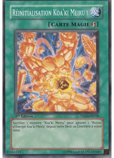 Réinitialisation Koa'ki Meiru !
