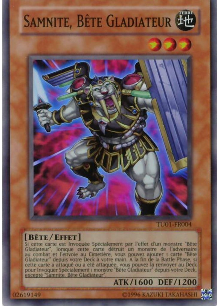 Samnite, Bête Gladiateur