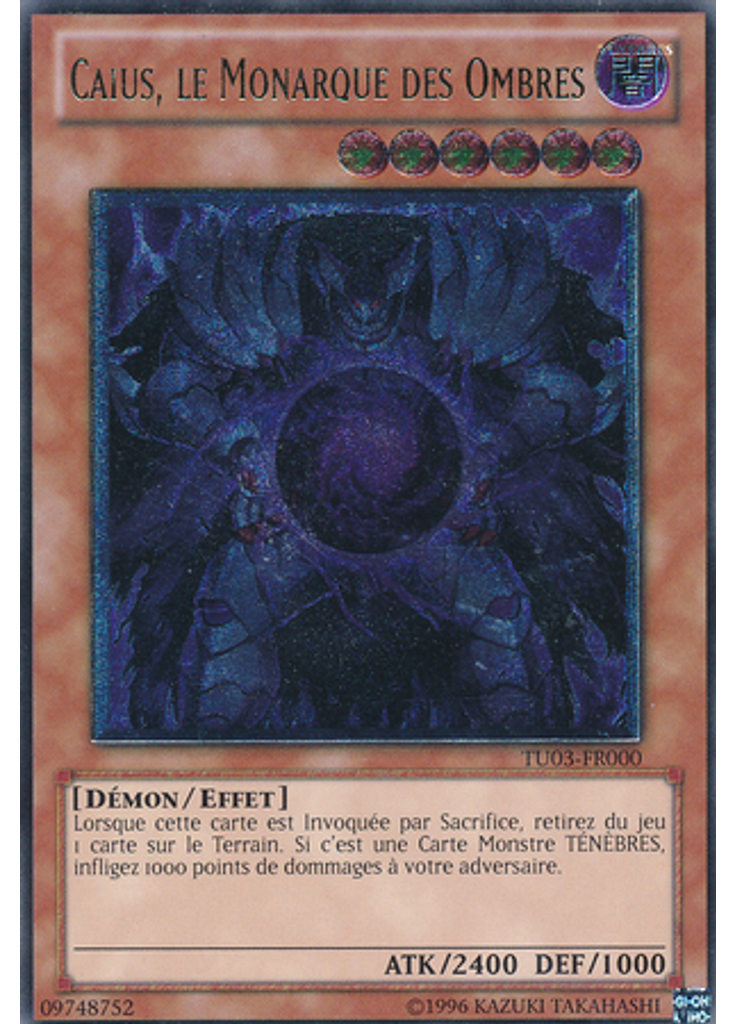 Caius, le Monarque des Ombres