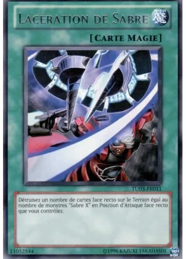 Lacération de Sabre