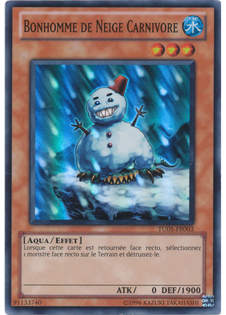 Bonhomme de Neige Carnivore