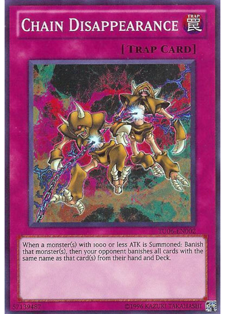 Chain Disappearance