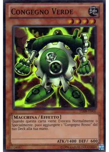 Congegno Verde — Busta Turbo: Numero Otto