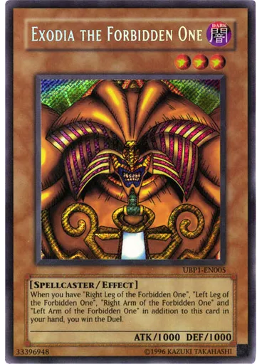 Exodia the Forbidden One — Promotional Cards 2006