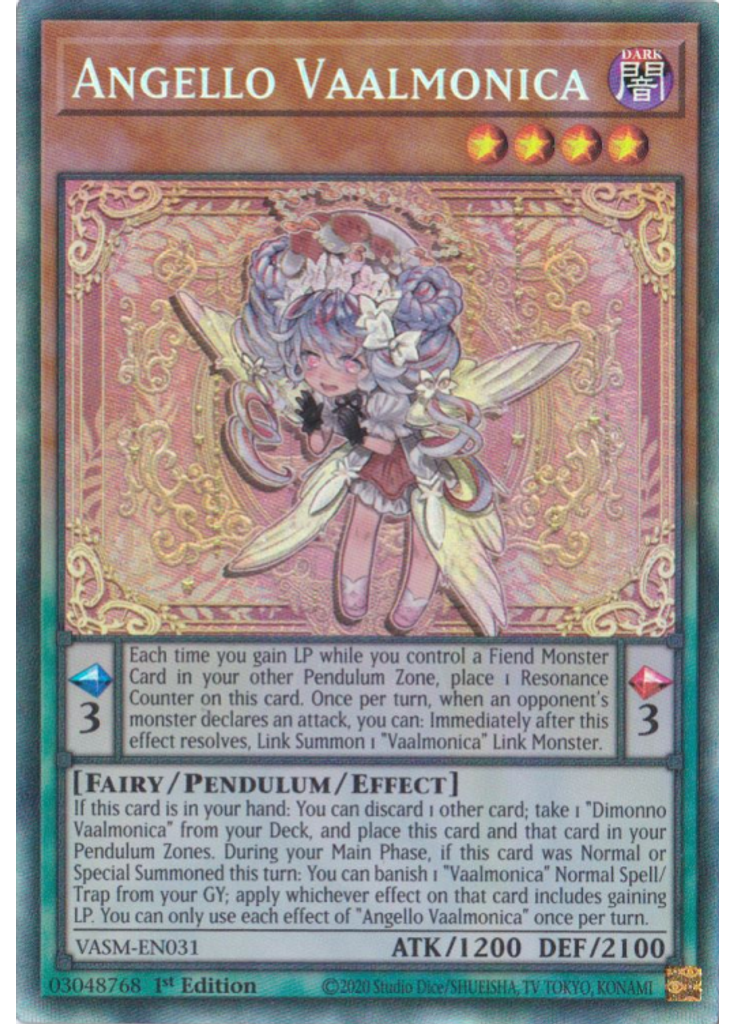 Angello Vaalmonica (Collectors Rare 1st Edition)