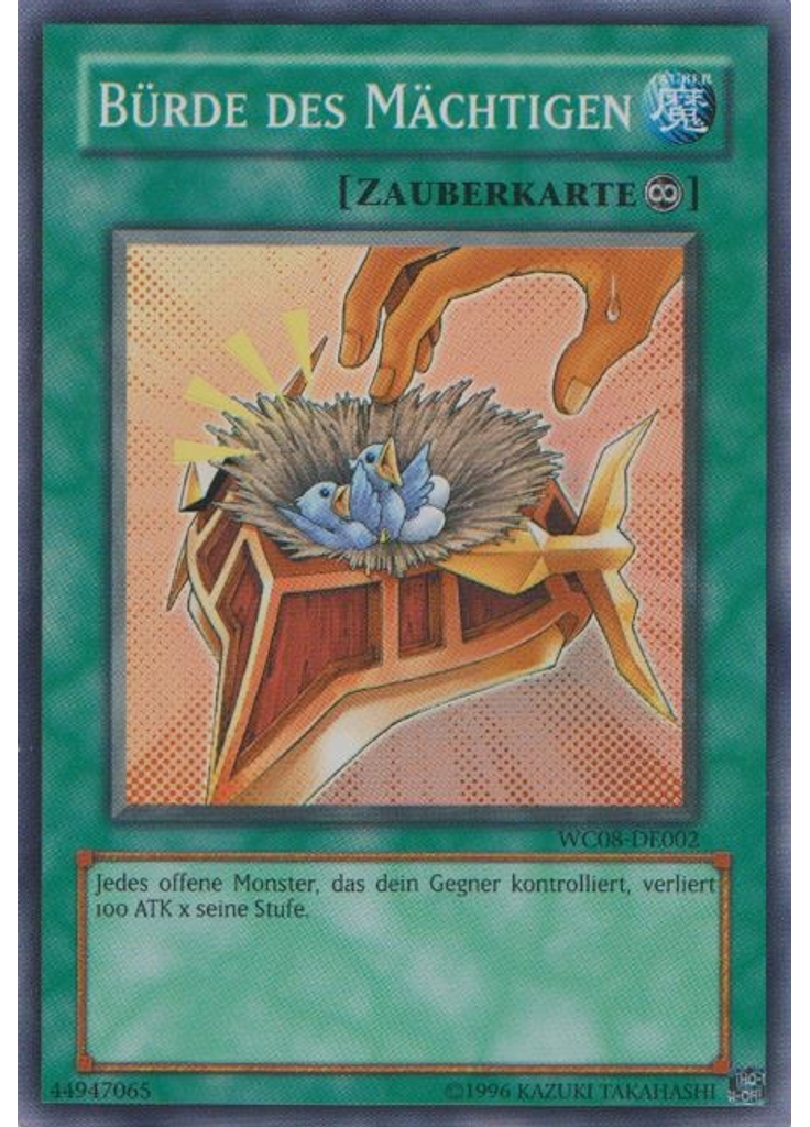 Bürde des Mächtigen