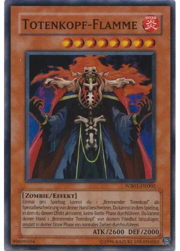 Totenkopf-Flamme