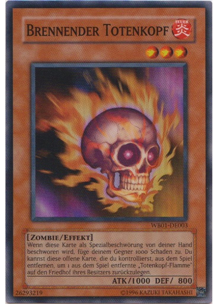 Brennender Totenkopf