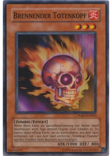 Brennender Totenkopf