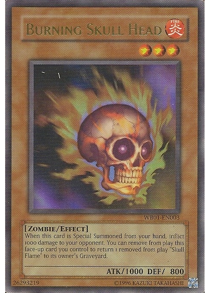 Burning Skull Head (Ultra Rare Unlimited)