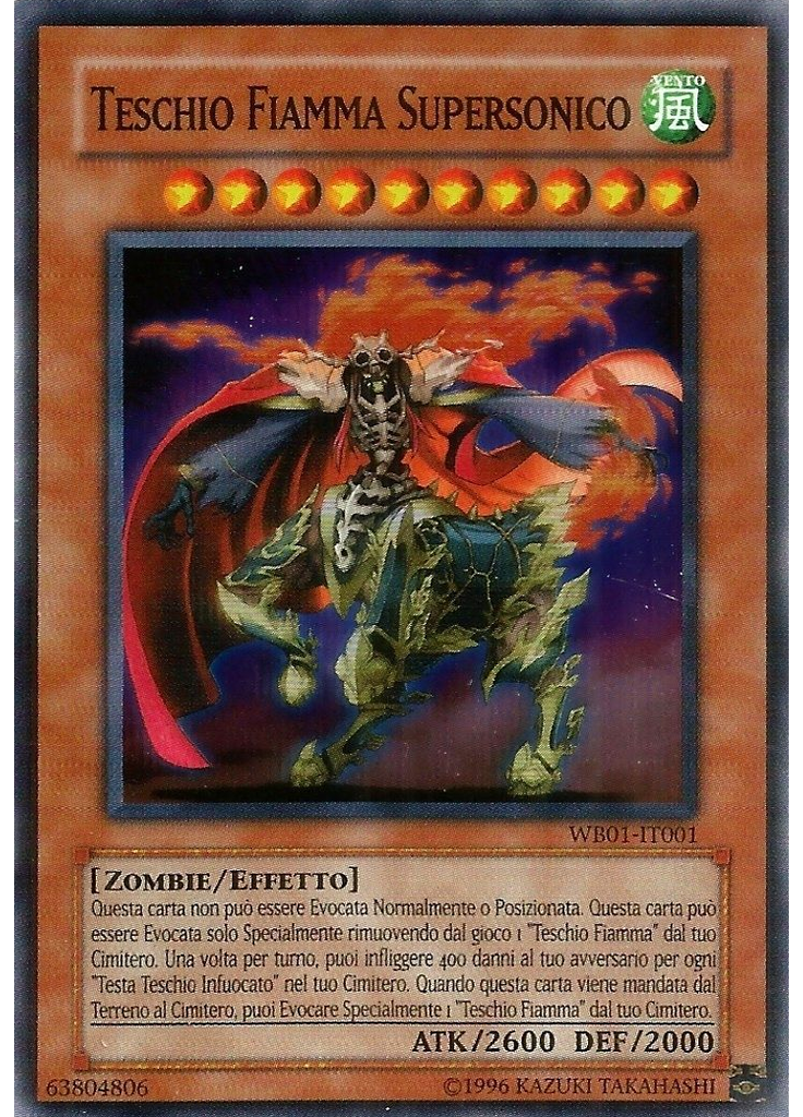 Teschio Fiamma Supersonico