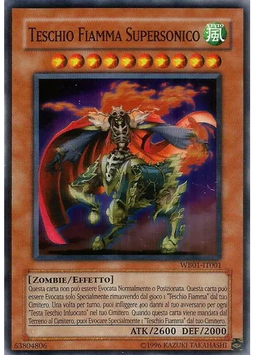Teschio Fiamma Supersonico