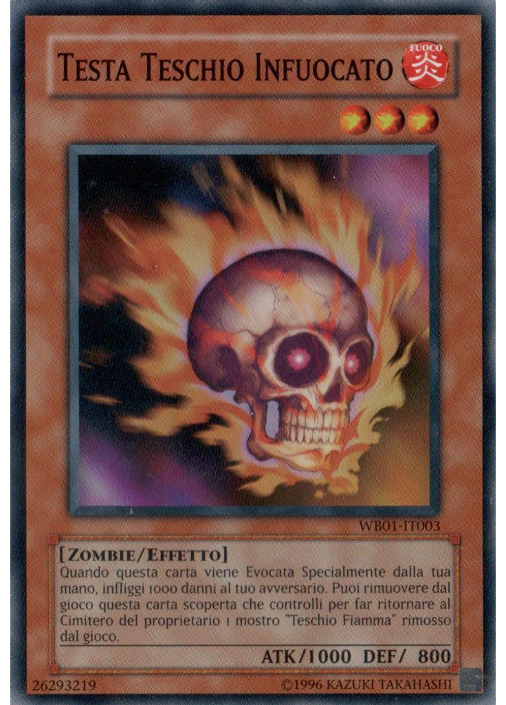 Testa Teschio Infuocato