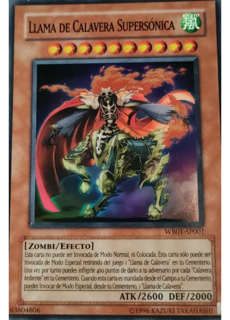 Llama de Calavera Supersónica