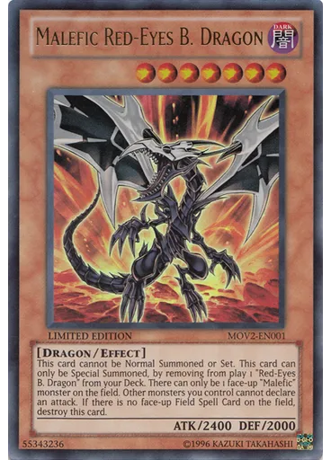Malefic Red-Eyes Black Dragon (Ultra Rare Limited)