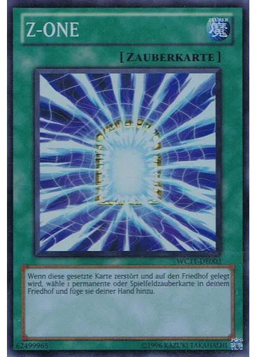 Z-ONE — Yu-Gi-Oh! 5D's WORLD CHAMPIONSHIP 2011 - OVER THE NEXUS - Pakete