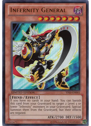 Infernity General — Promotional Cards 2011