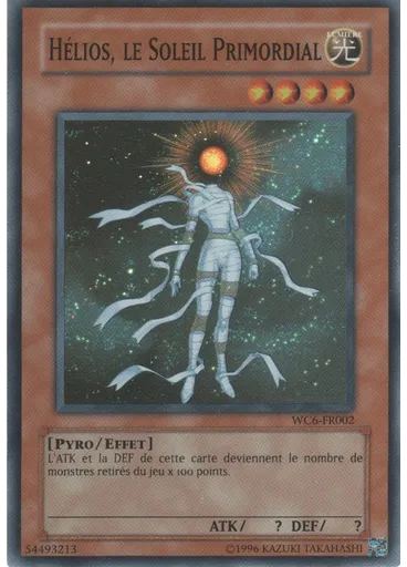 Hélios, le Soleil Primordial — Yu-Gi-Oh! ULTIMATE MASTERS - World Championship Tournament 2006 - Jeux