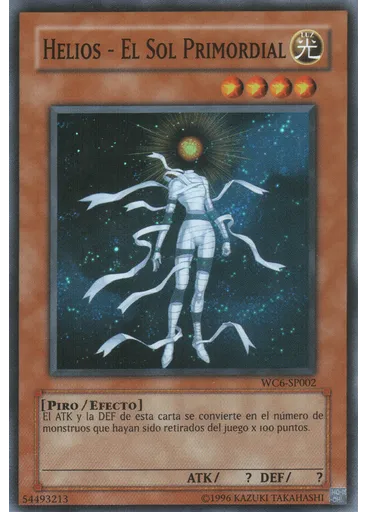 Helios - El Sol Primordial — Yu-Gi-Oh! ULTIMATE MASTERS - World Championship Tournament 2006 - Videojuegos