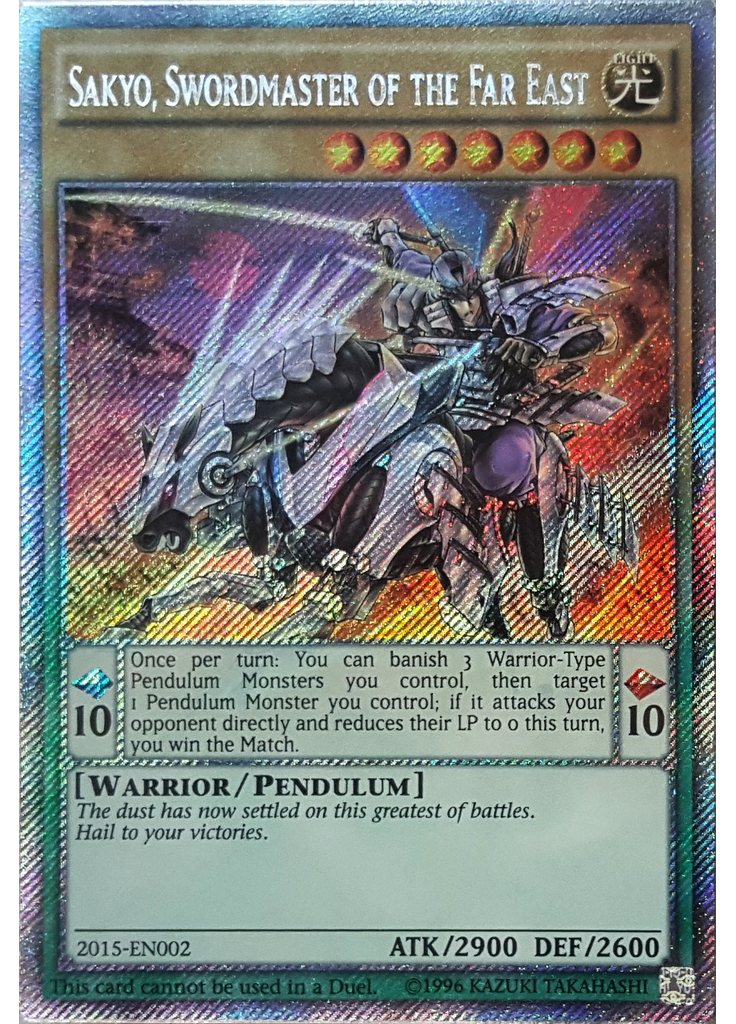 Sakyo, Swordmaster of the Far East