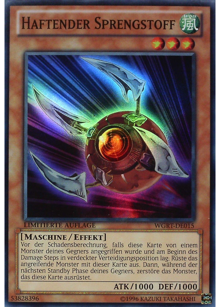 Haftender Sprengstoff